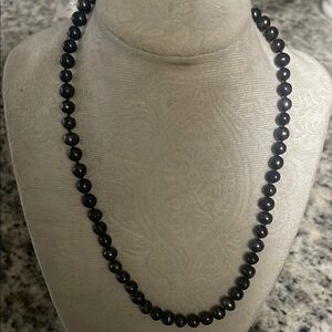 Timeless Black Tahitian Rare Genuine AAA Pearls Necklace 6-8 mm Exceptional